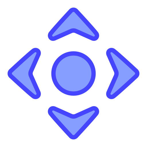 Move selector Generic Blue icon