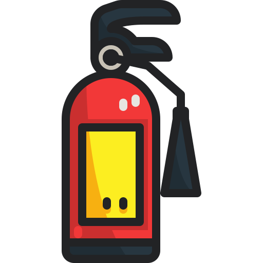 Fire Extinguisher Justicon Lineal Color Icon