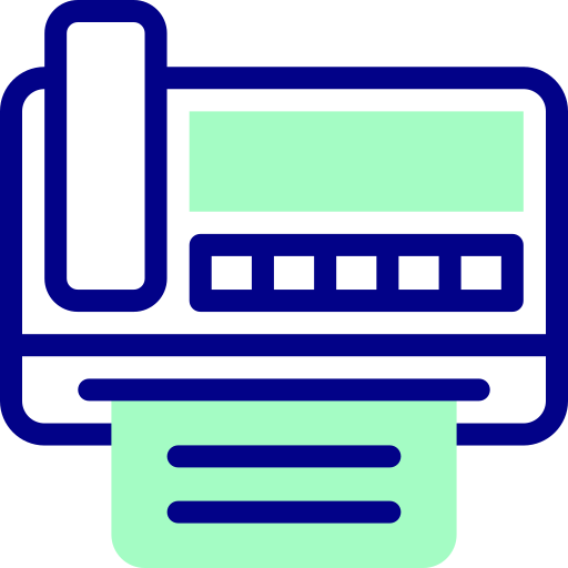 máquina de fax icono gratis