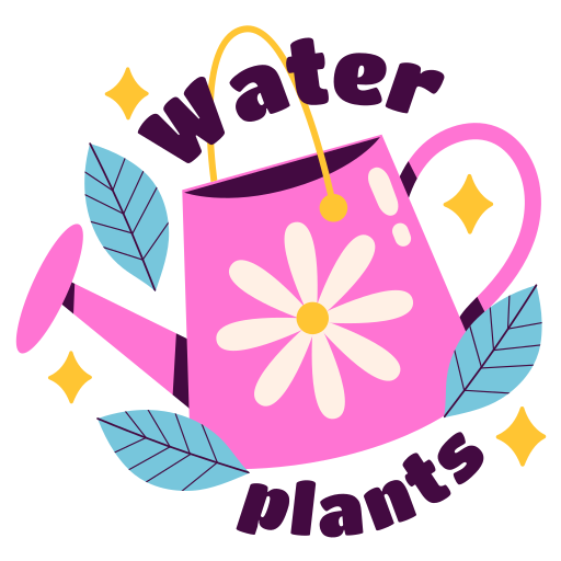 regando plantas gratis sticker