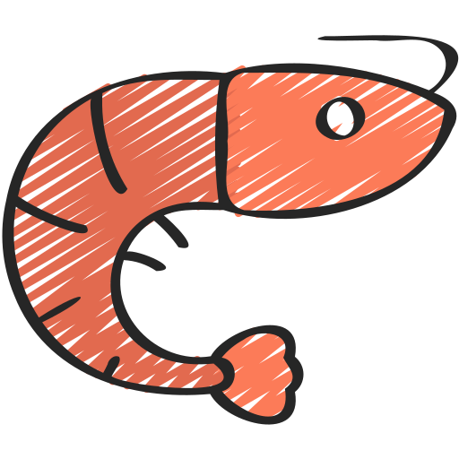 Shrimp Juicy Fish Sketchy Icon