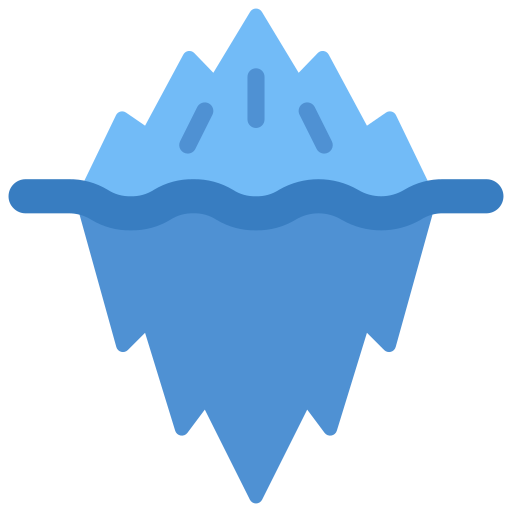 Iceberg Juicy Fish Flat icon