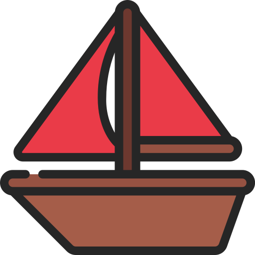 Sailing boat Juicy Fish Soft-fill icon