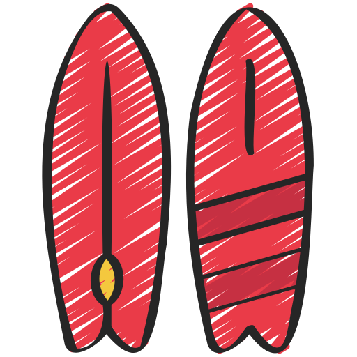 tabla de surf icono gratis