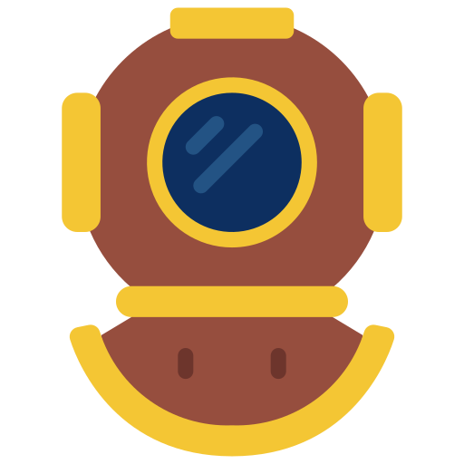 Diving helmet free icon Diving helmet free icon