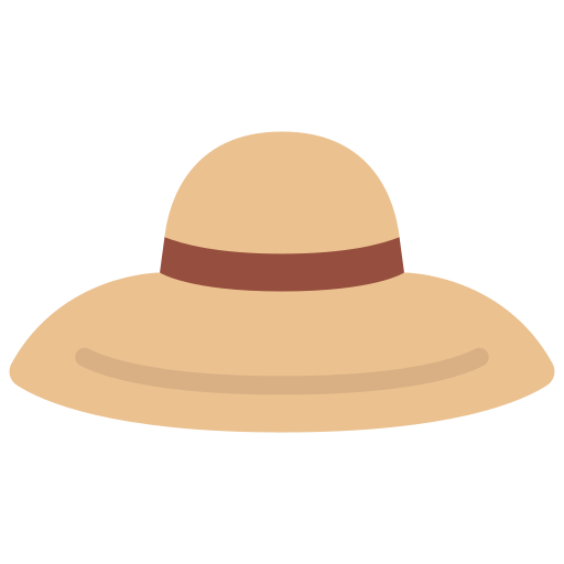 sombrero para el sol icono gratis