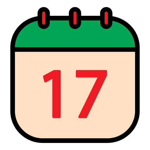 fecha del calendario icono gratis