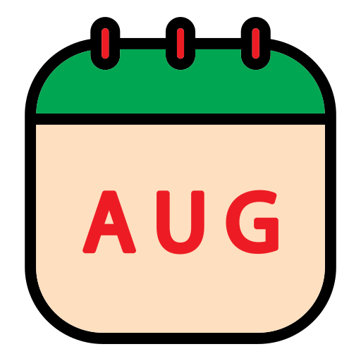 agosto icono gratis