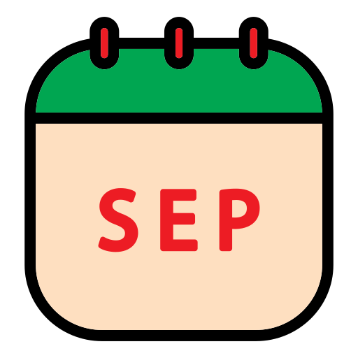 septiembre icono gratis