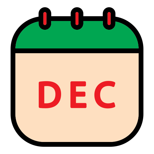 diciembre icono gratis