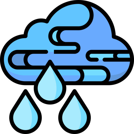 lluvia pesada icono gratis