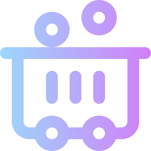 Mining cart free icon