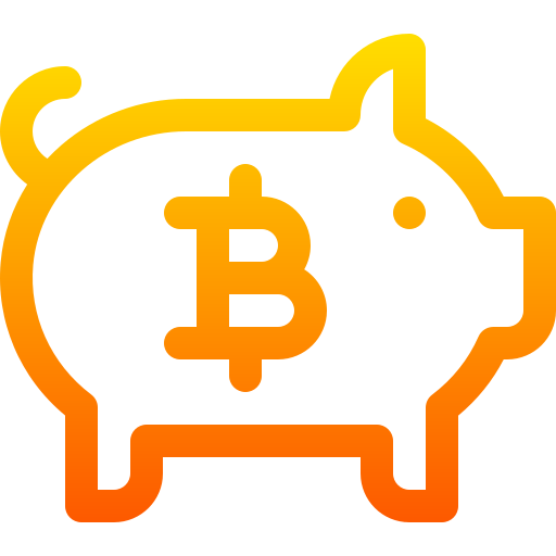 Piggy bank Basic Gradient Lineal color icon