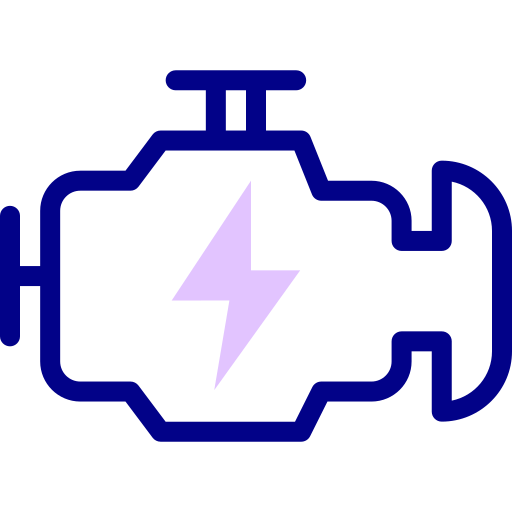 Engine Detailed Mixed Lineal color icon