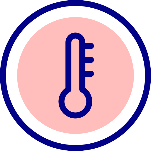 la temperatura icono gratis