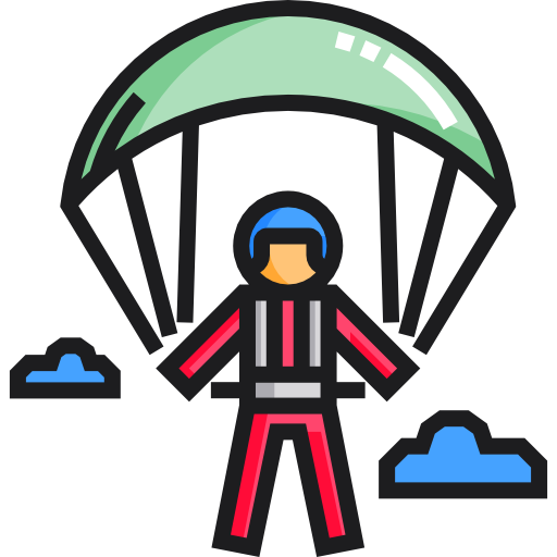 Paragliding free icon