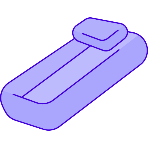 Mattress Generic Thin Outline Color icon