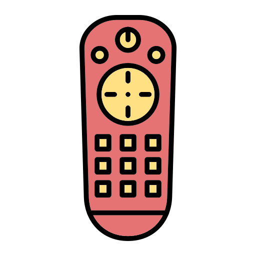 Remote Generic Outline Color icon