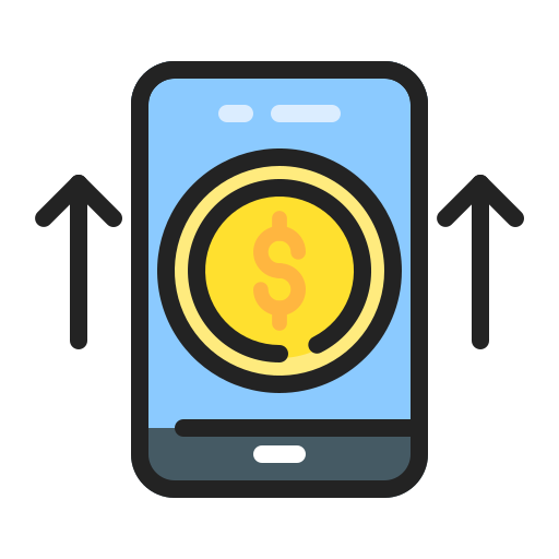 les services bancaires mobiles Icône gratuit