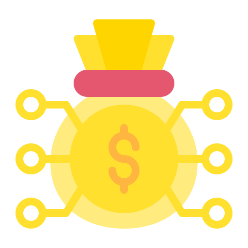 Money bag free icon