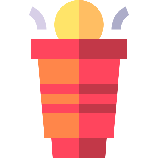 비어 퐁 무료 아이콘