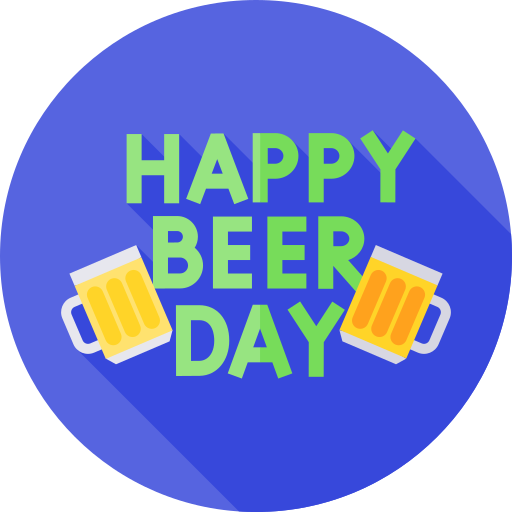 feliz dia da cerveja grátis ícone feliz dia da cerveja grátis ícone