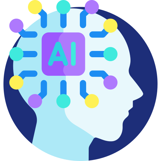 Artificial intelligence free icon