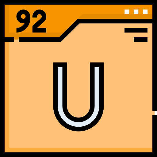 uranio icono gratis