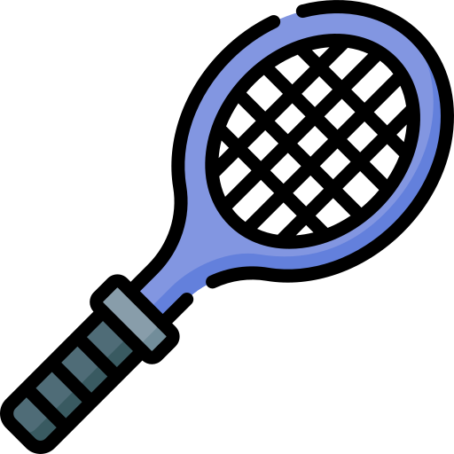 raqueta de tenis icono gratis