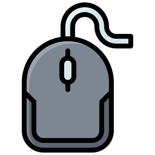 Mouse Generic Outline Color icon