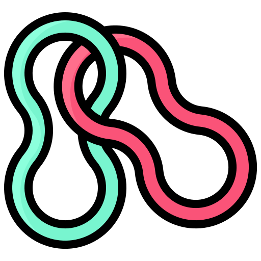 Rubber band Generic Outline Color icon