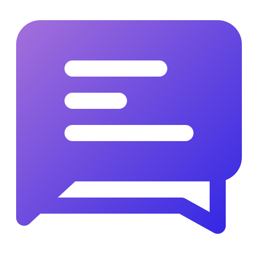 Bubble chat Generic Flat Gradient icon