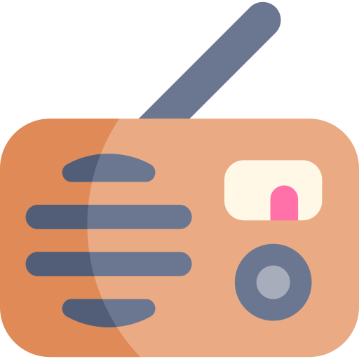 Винтажное радио бесплатно иконка