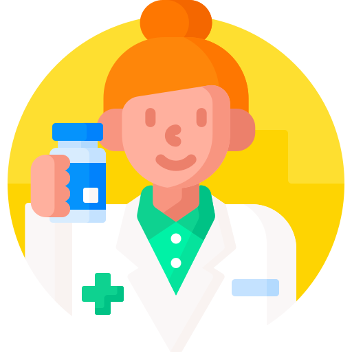 Pharmacist Detailed Flat Circular Flat icon