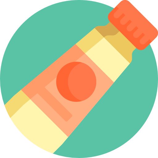 tubo de pintura icono gratis