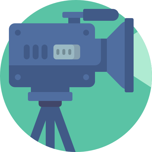 camara de video icono gratis