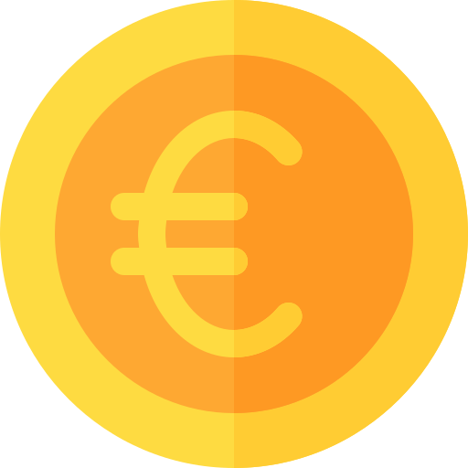 euro icono gratis