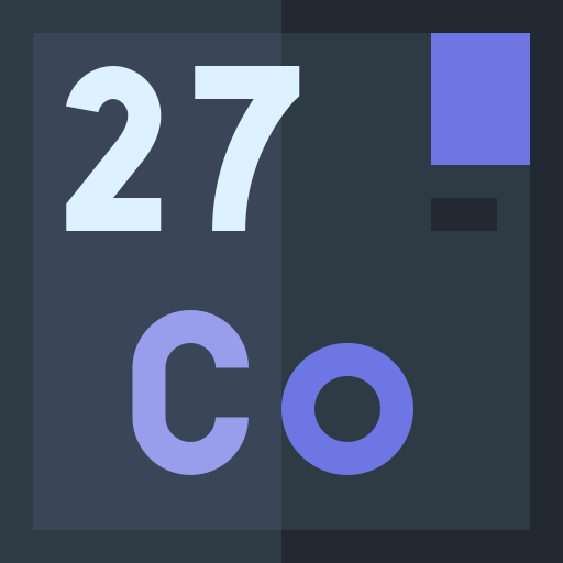 Cobalt Basic Straight Flat icon