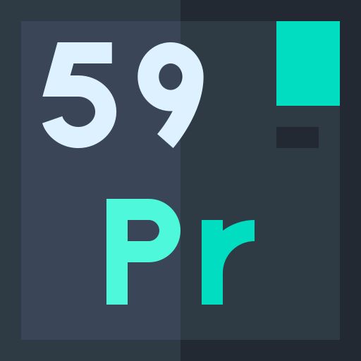 Praseodymium free icon