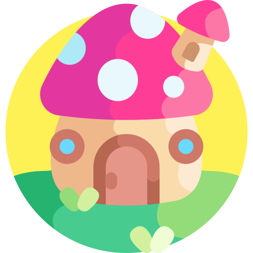 Mushroom house free icon