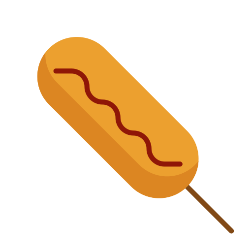 corndog icono gratis