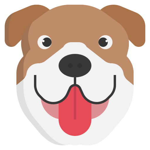 buldog icono gratis