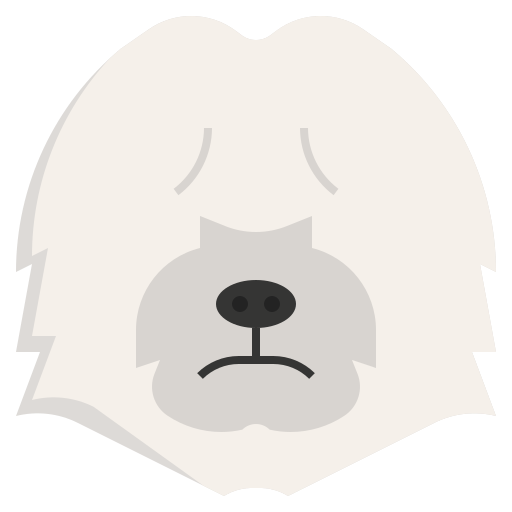 Cão pastor inglês velho - ícones de animais grátis