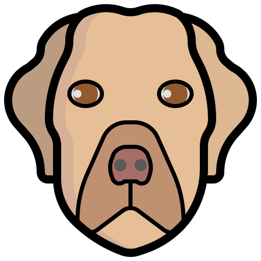 Labrador retriever Generic Outline Color icon