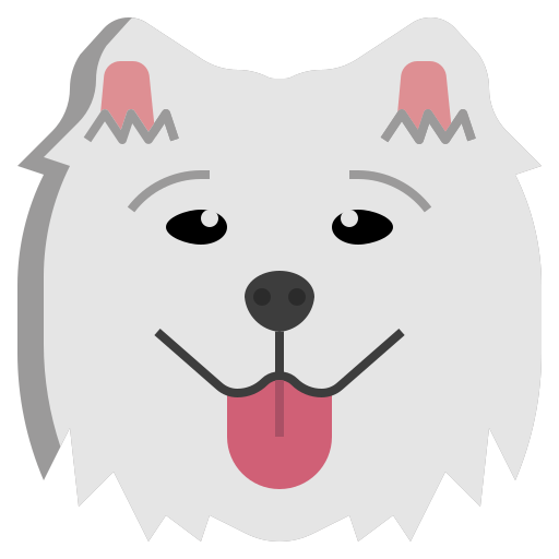 samoyedo icono gratis