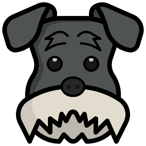 schnauzer miniatura icono gratis