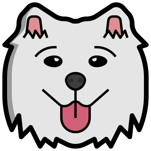 samoyedo icono gratis