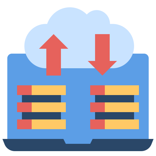 computación en la nube icono gratis