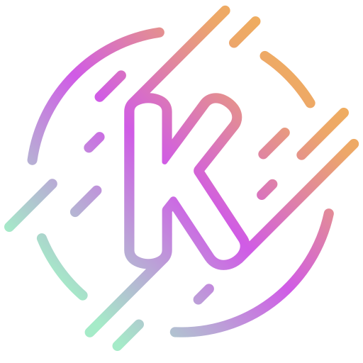 letra k icono gratis