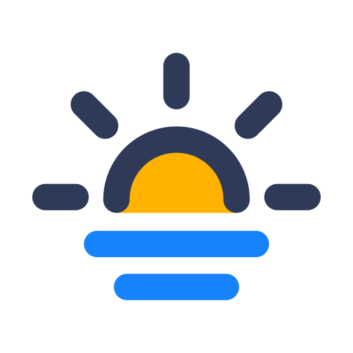 Sunrise Generic Outline Color Icon